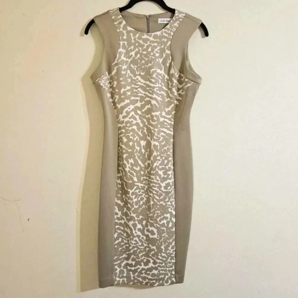 Calvin Klein Scuba Sheath Dress - Picture 1 of 4